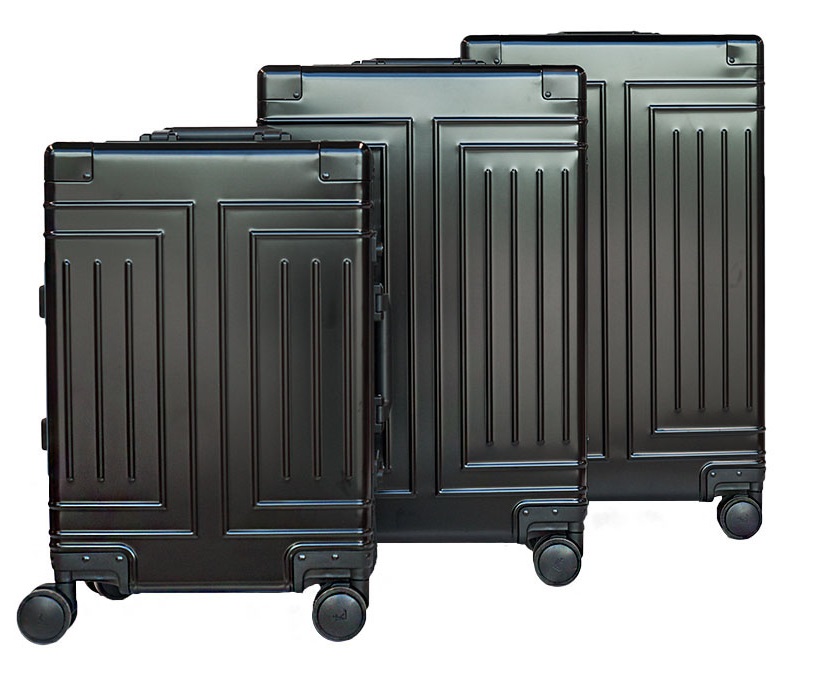AlezaR Lux Aluminium Travel Bag Black 26